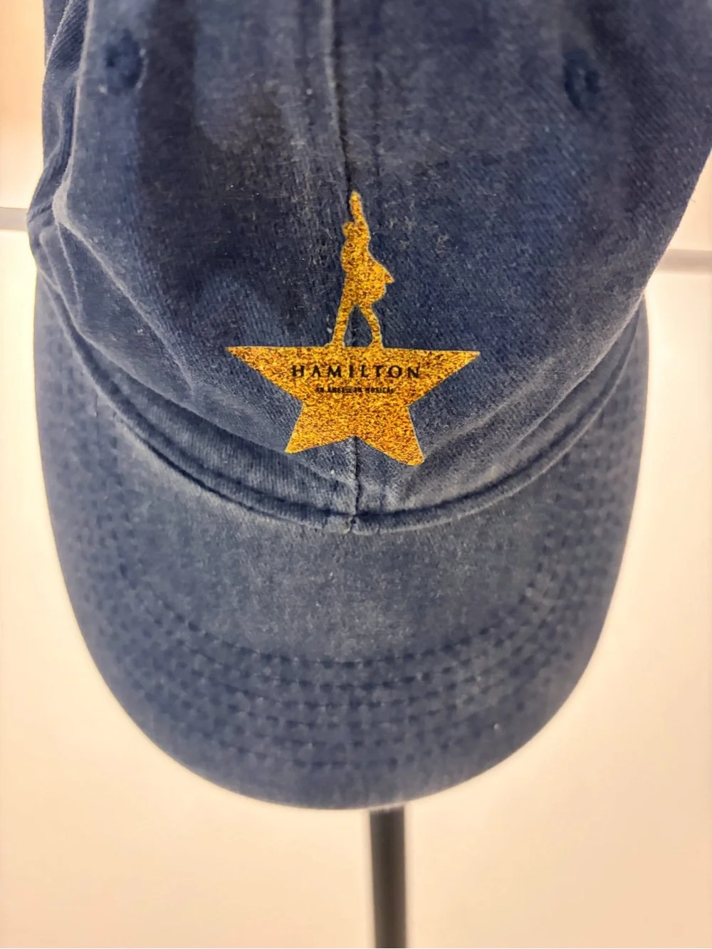Hamilton Women's Navy Baseball Cap with Gold Star Logo